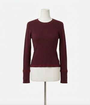 NEW MICHAEL STARS willa thermal top in velvet